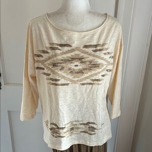 Ralph Lauren Jeans Aztec print T-shirt sz. Lg
NWT